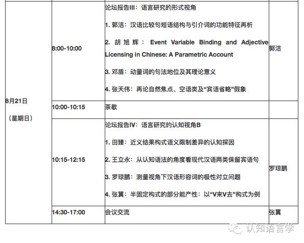 会讯| 2016当代语言学青年学者论坛